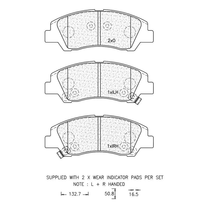 Brake Pad Set - Ate1284 (Ate)