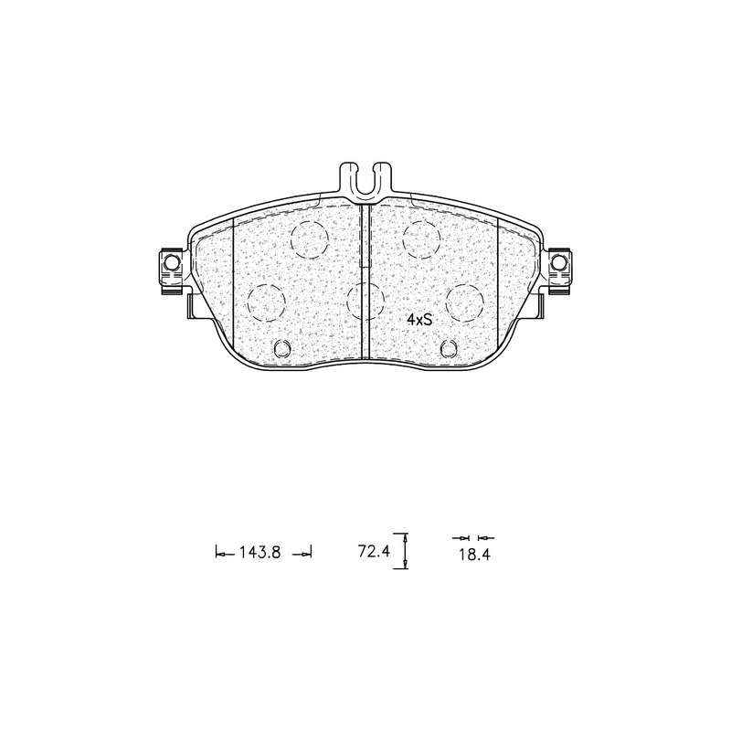 Brake Pad Set - Ate1287 (Ate)