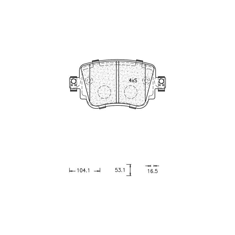 Brake Pad Set - Ate1292 (Ate)