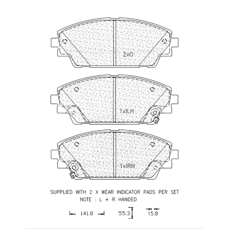 Brake Pad Set - Ate1295 (Ate)