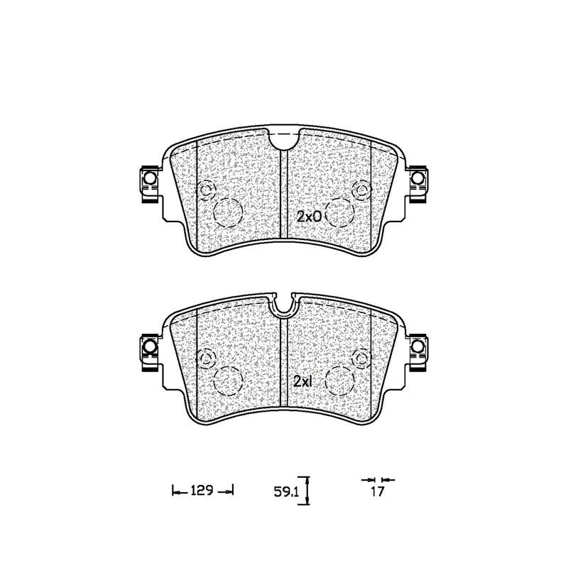 Brake Pad Set - Ate1307 (Ate)