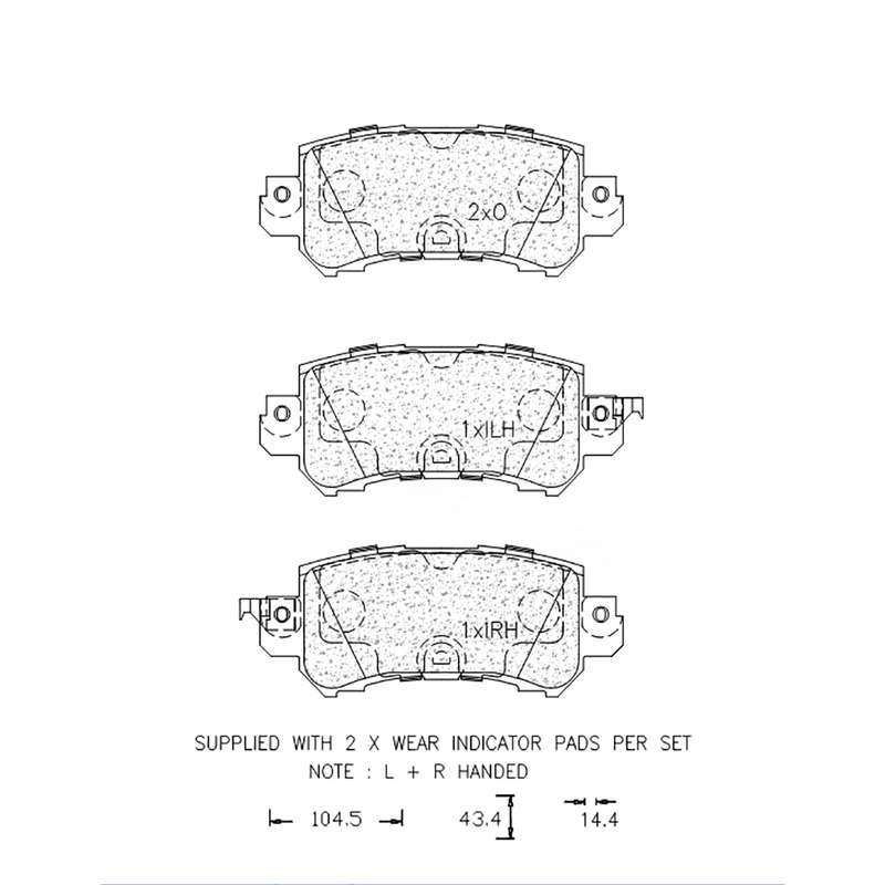 Brake Pad Set - Ate1317 (Ate)