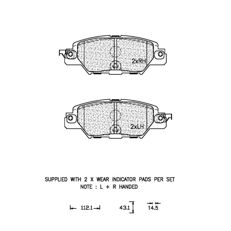 Brake Pad Set - Ate1318 (Ate)