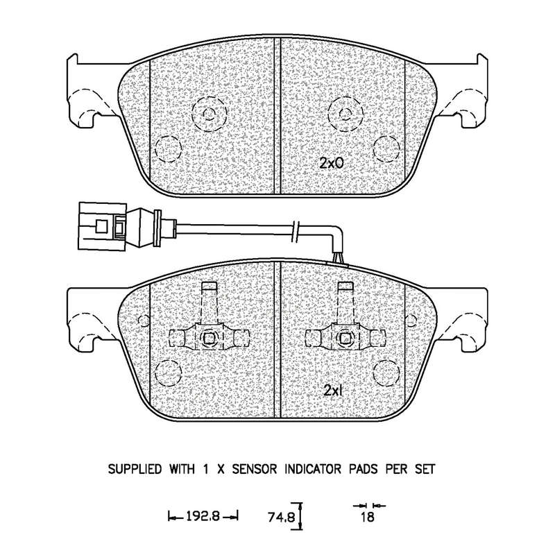 Brake Pad Set - Ate1327 (Ate)