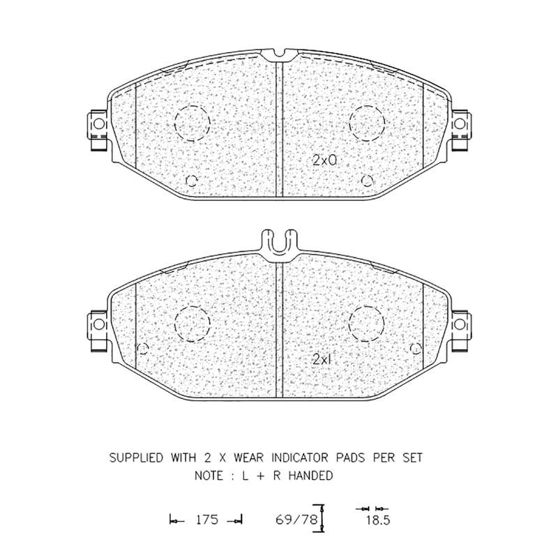 Brake Pad Set - Ate1328 (Ate)