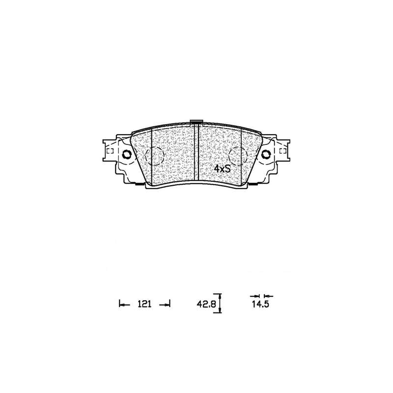 Brake Pad Set - Ate1339 (Ate)