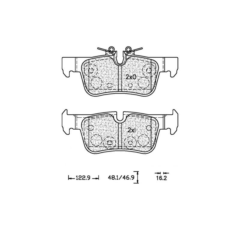 Brake Pad Set - Ate1341 (Ate)