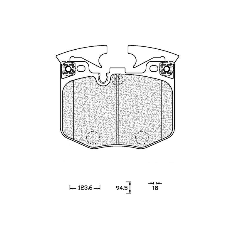 Brake Pad Set - Ate1344 (Ate)