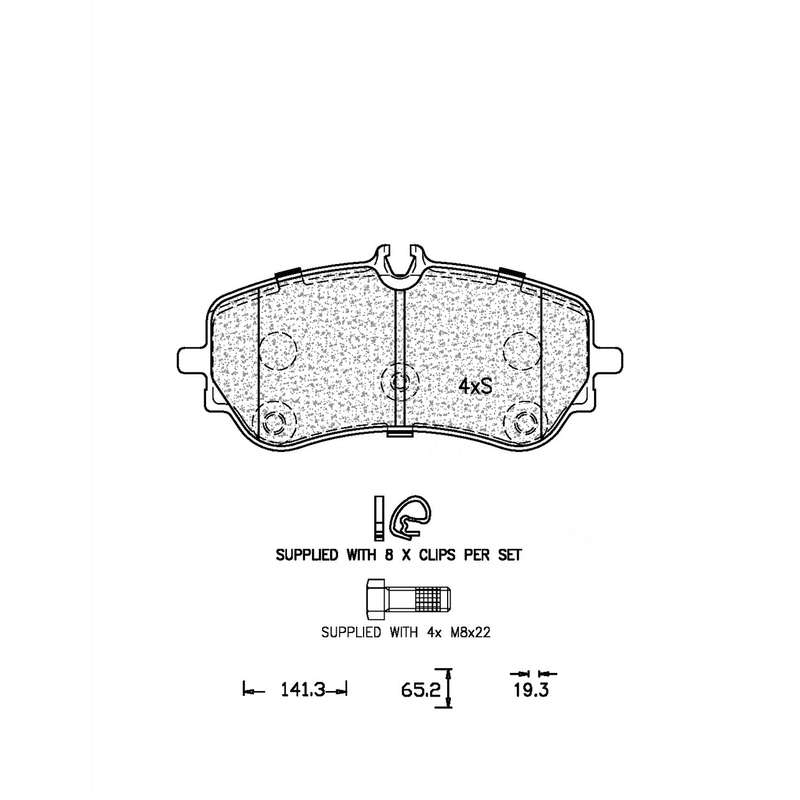 Brake Pad Set - Ate1349 (Ate)