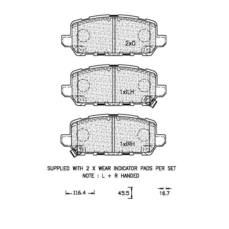 Brake Pad Set - Ate1354 (Ate)