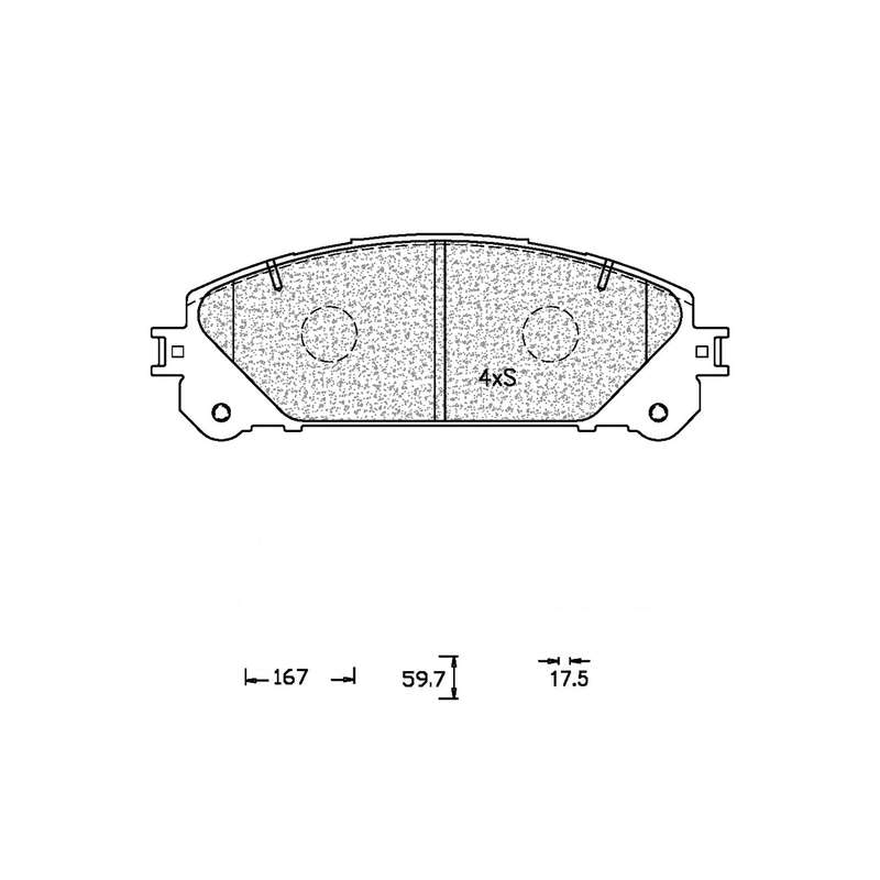Brake Pad Set - Ate1355 (Ate)