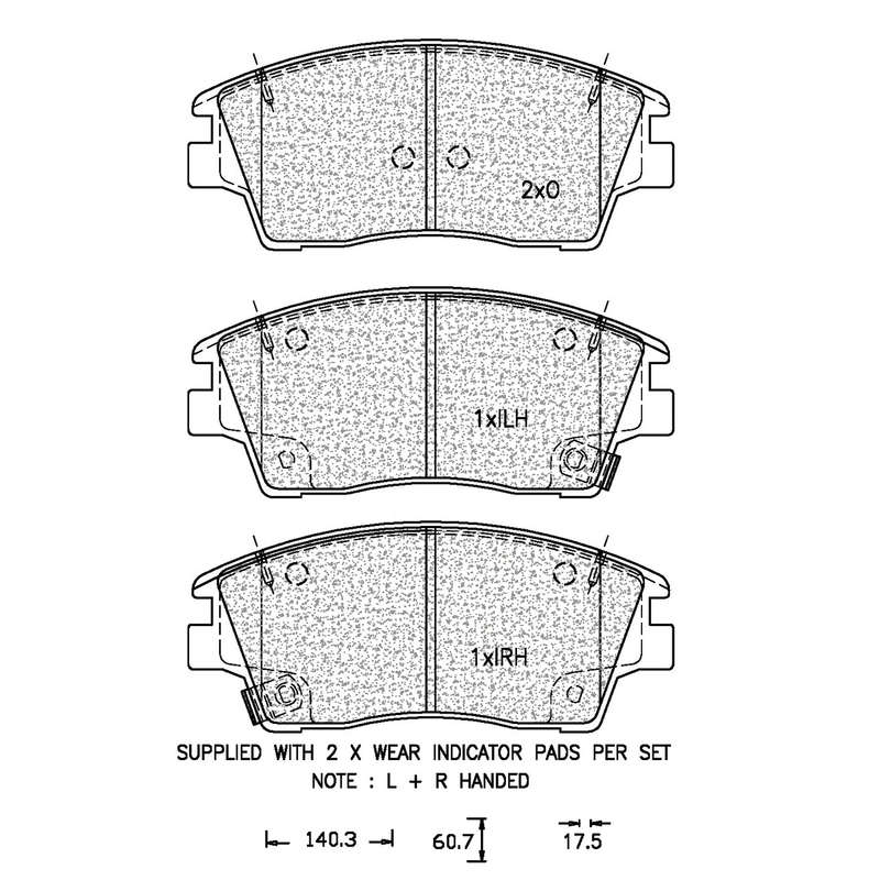Brake Pad Set - Ate1362 (Ate)