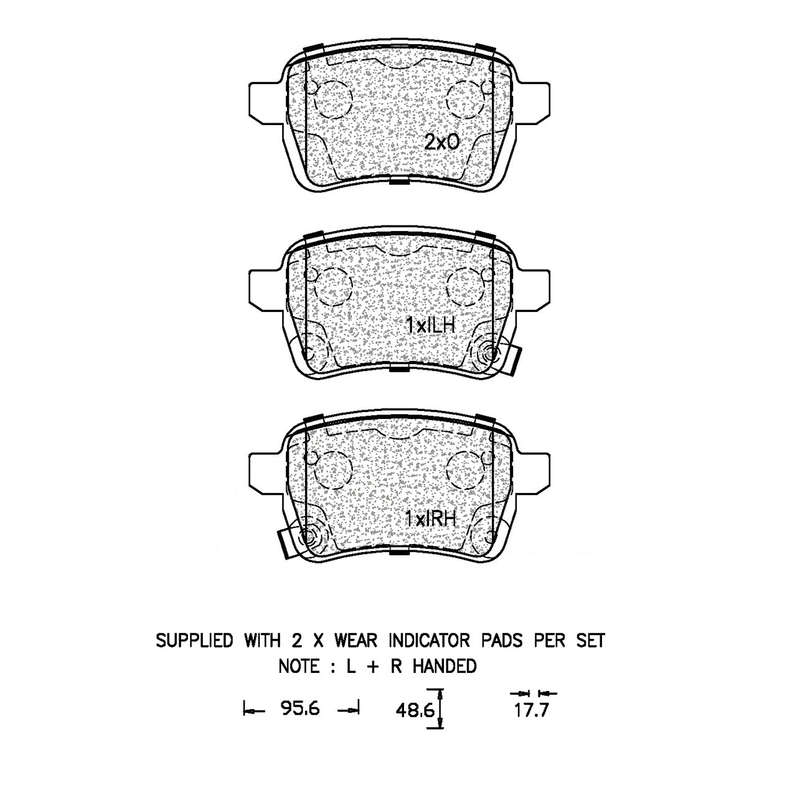 Brake Pad Set - Ate1363 (Ate)