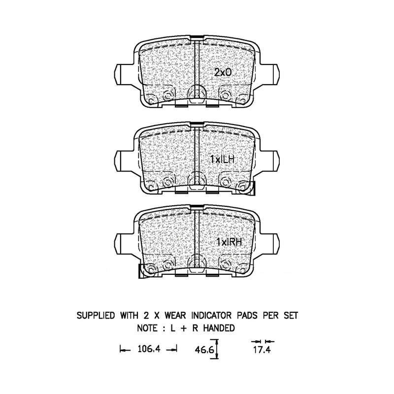 Brake Pad Set - Ate1366 (Ate)
