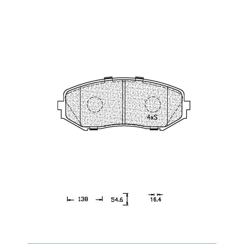 Brake Pad Set - Ate1368 (Ate)