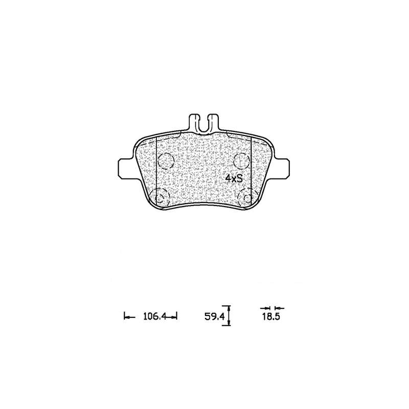 Brake Pad Set - Ate1371 (Ate)
