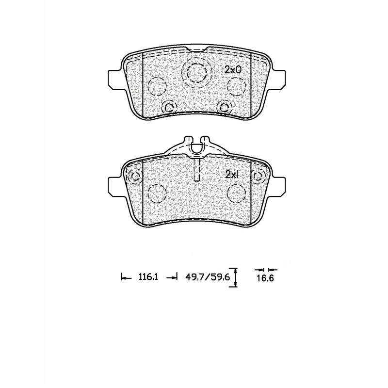 Brake Pad Set - Ate1373 (Ate)