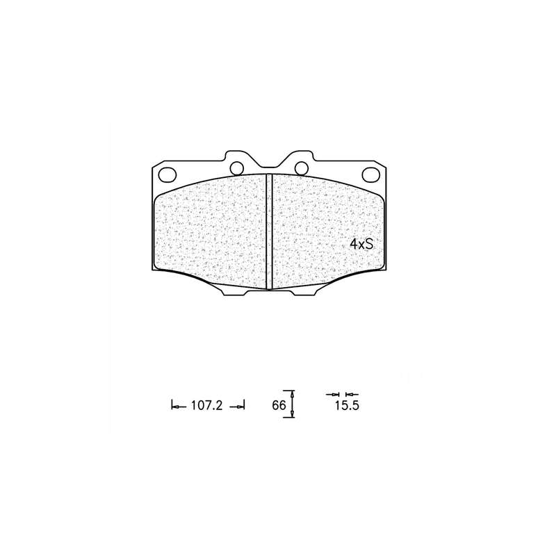 Brake Pad Set - Ate252 (Ate)