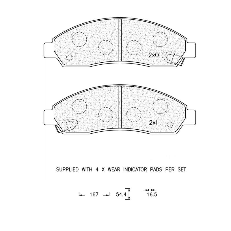Brake Pad Set - Ate468 (Ate)