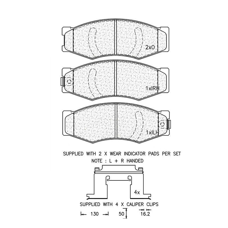 Brake Pad Set - Ate494 (Ate)
