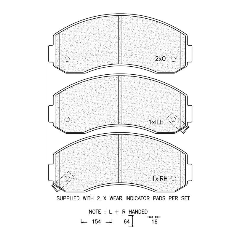 Brake Pad Set - Ate518 (Ate)