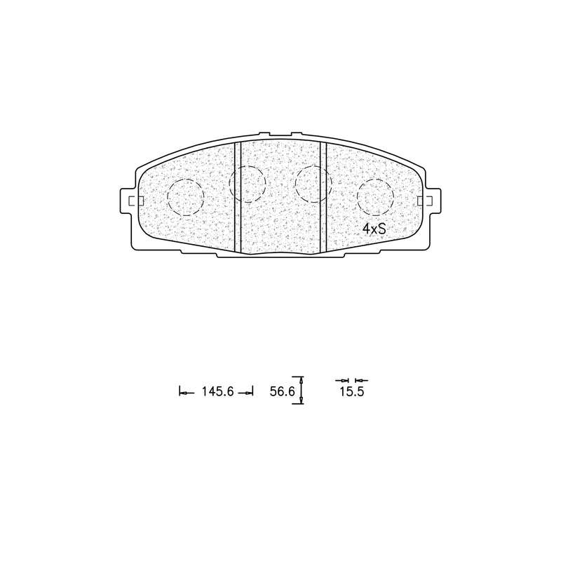 Brake Pad Set - Ate519 (Ate)