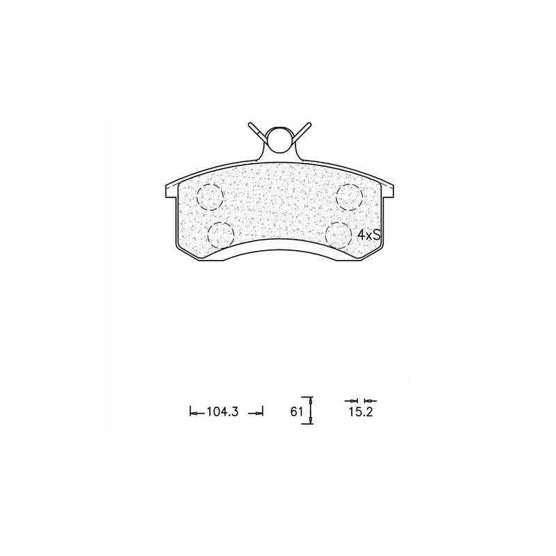 Brake Pad Set - Ate524 (Ate)