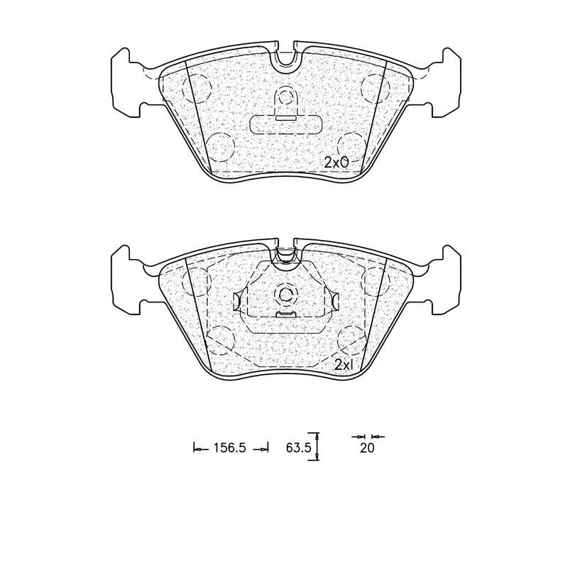 Brake Pad Set - Ate532 (Ate)