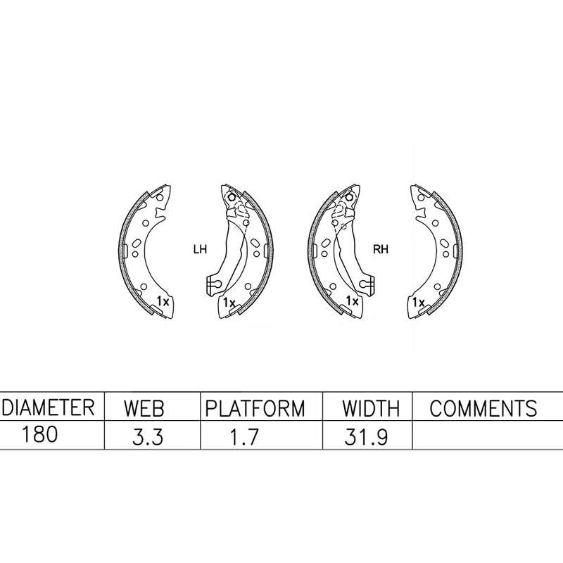 Brake Shoes - Ate578Bs (Ate)