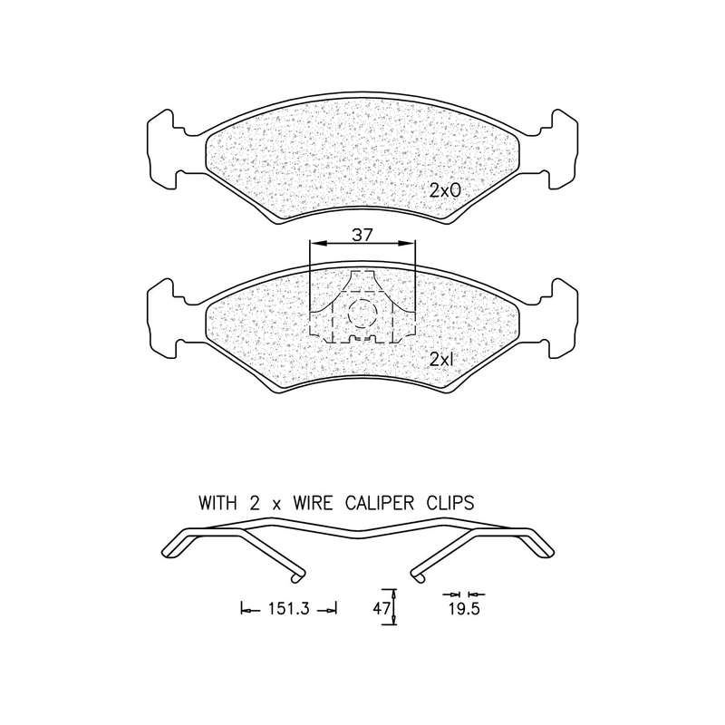 ATE BRAKE PADS - ATE622W