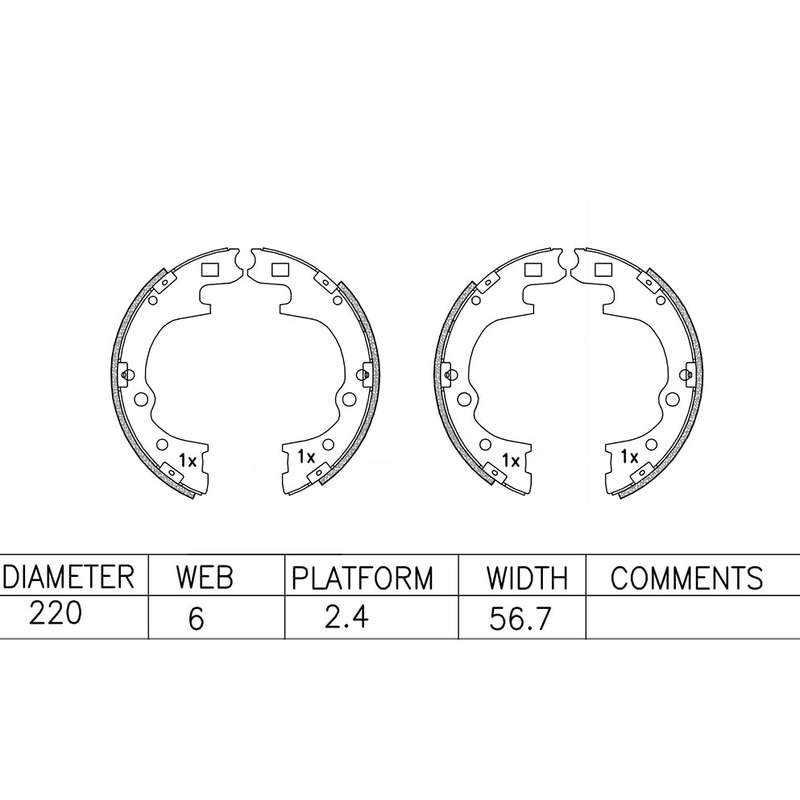 Brake Shoes - Ate635Bs (Ate)