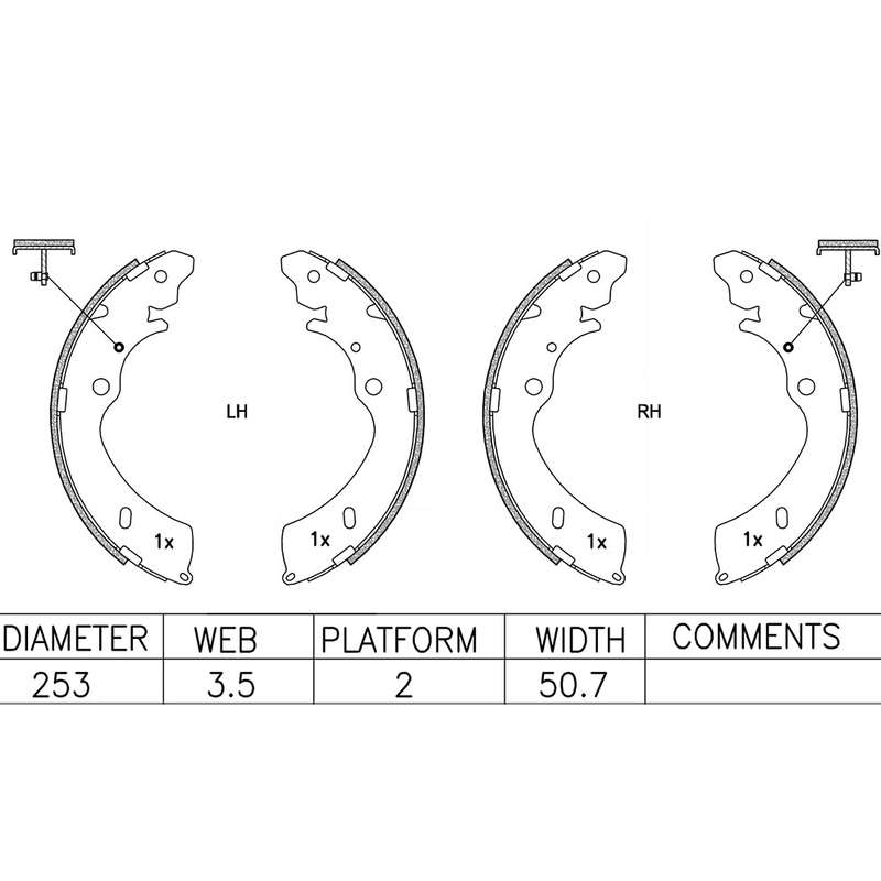 Brake Shoes - Ate648Bs (Ate)