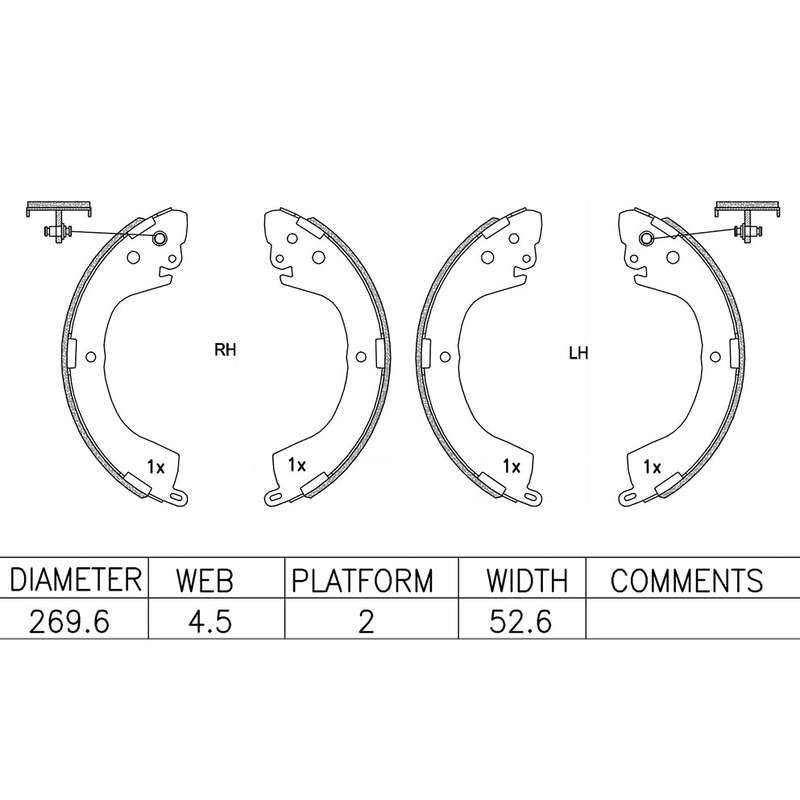 Brake Shoes - Ate649Bs (Ate)