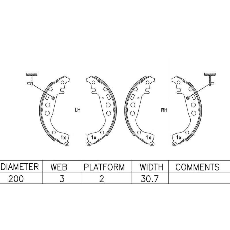 Brake Shoes - Ate672Bs (Ate)