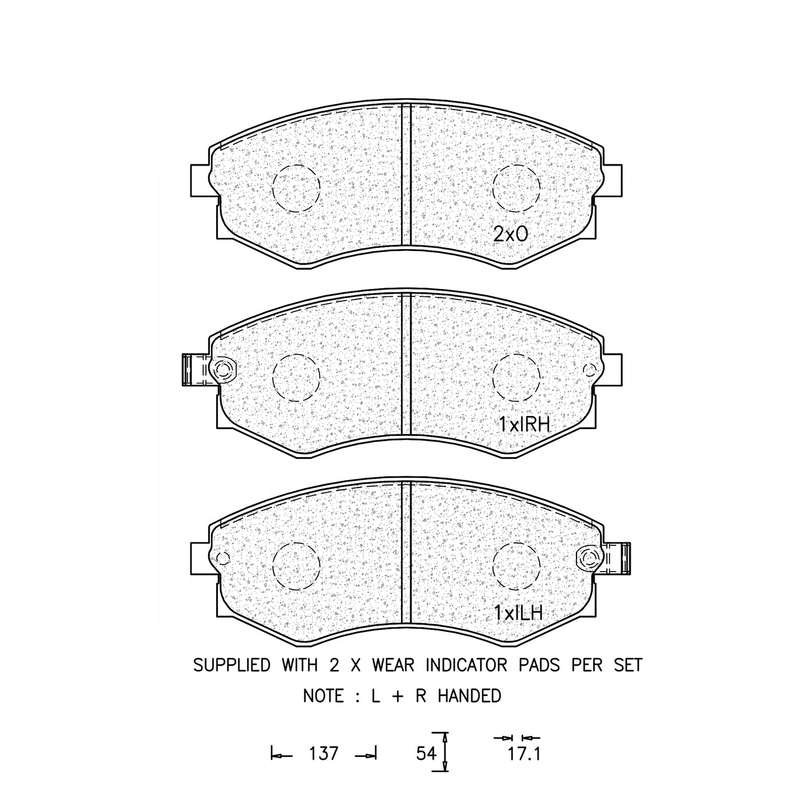 Brake Pad Set - Ate680 (Ate)