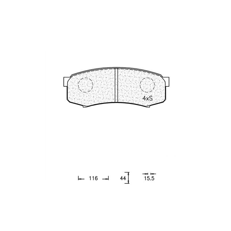 Brake Pad Set - Ate689 (Ate)