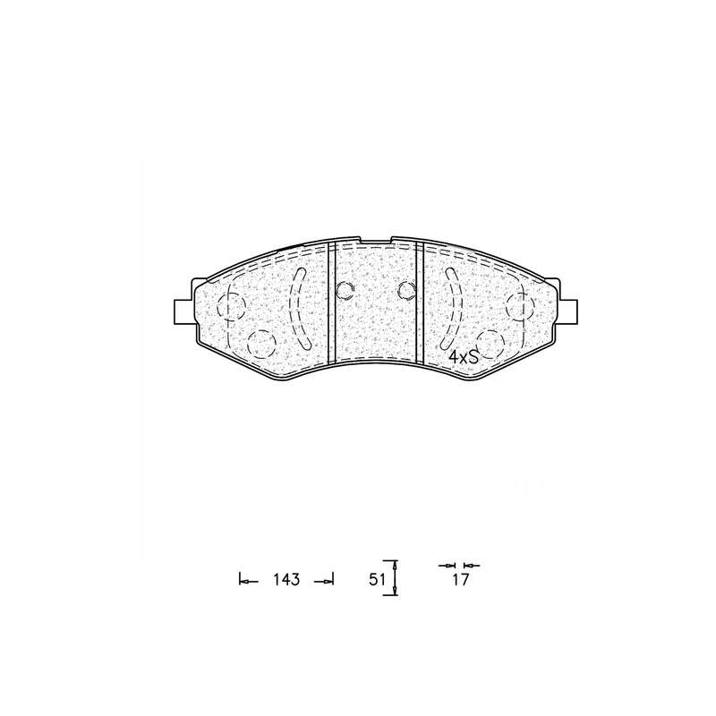 Brake Pad Set - Ate696 (Ate)