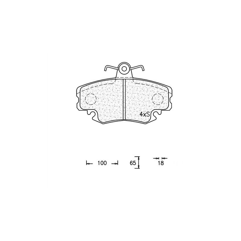 Brake Pad Set - Ate749 (Ate)