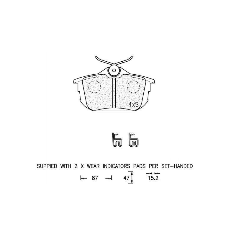 Brake Pad Set - Ate819 (Ate)