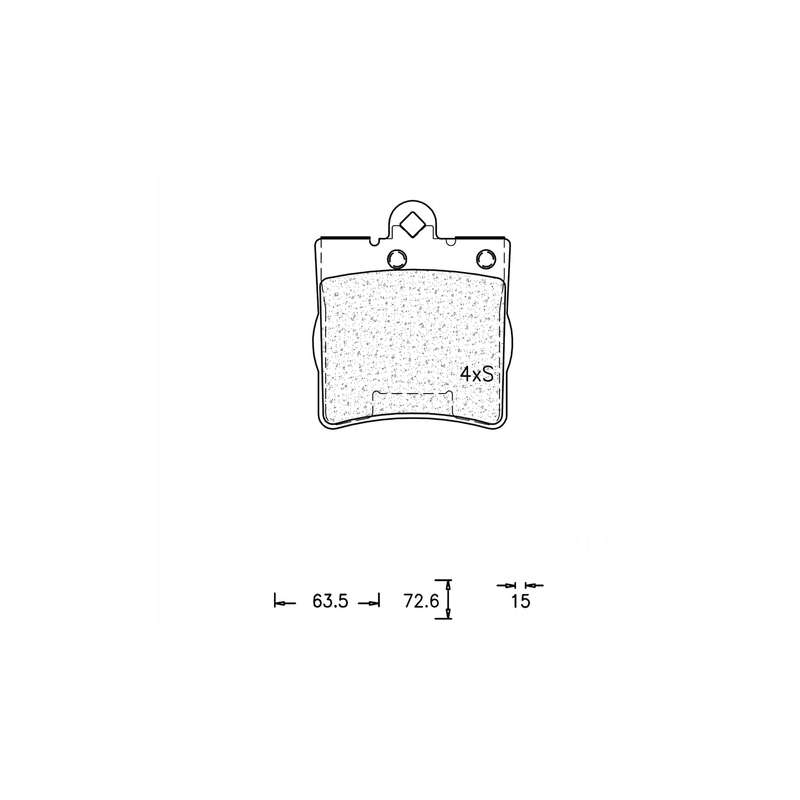 Brake Pad Set - Ate833 (Ate)