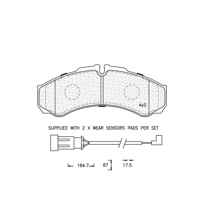 Brake Pad Set - Ate855 (Ate)