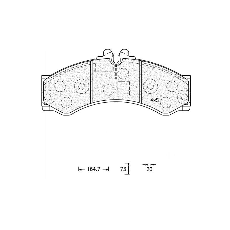 Brake Pad Set - Ate856 (Ate)