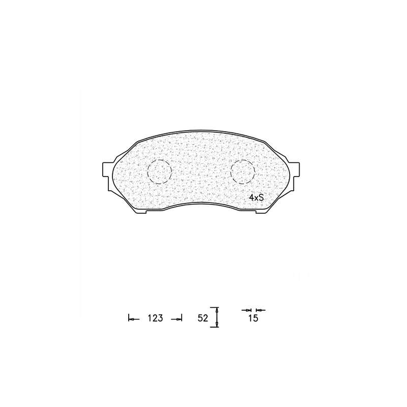 Brake Pad Set - Ate857 (Ate)
