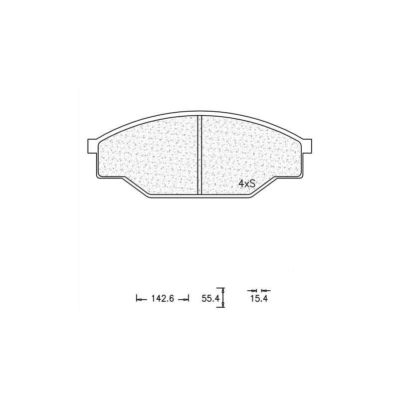 Brake Pad Set - Ate889 (Ate)