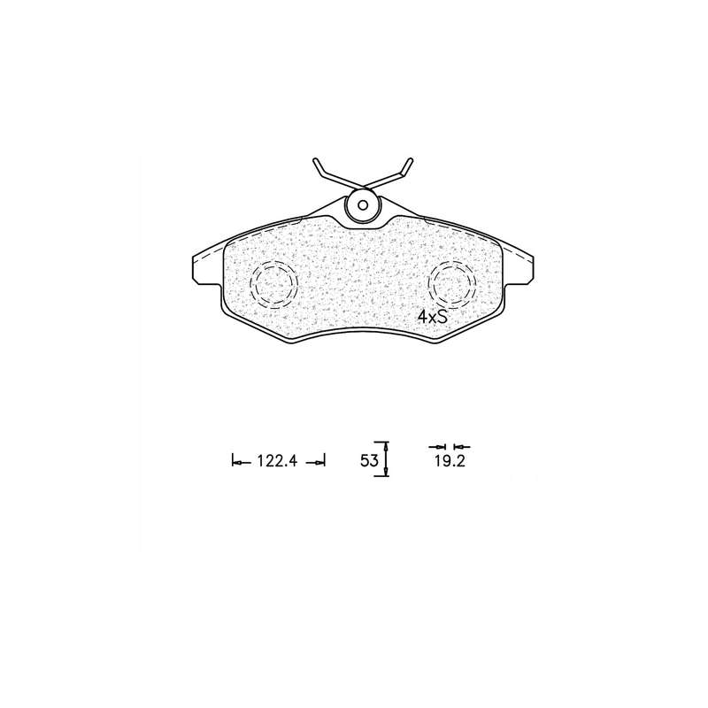 Brake Pad Set - Ate917 (Ate)