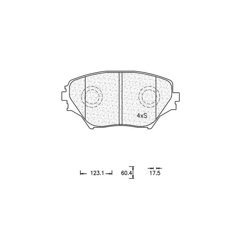 Brake Pad Set - Ate927 (Ate)