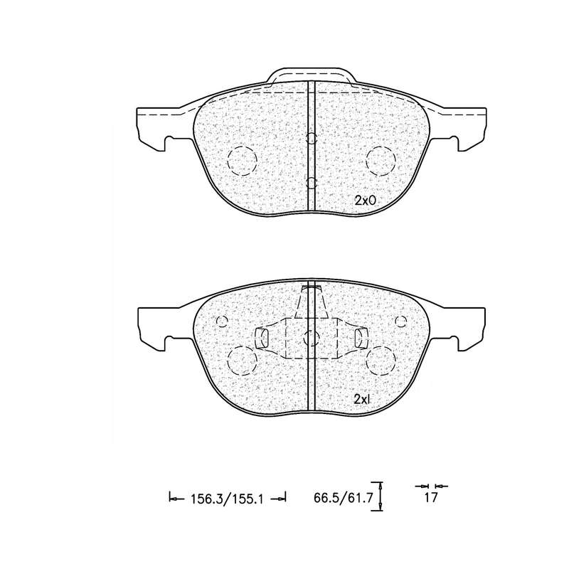 Brake Pad Set - Ate936 (Ate)