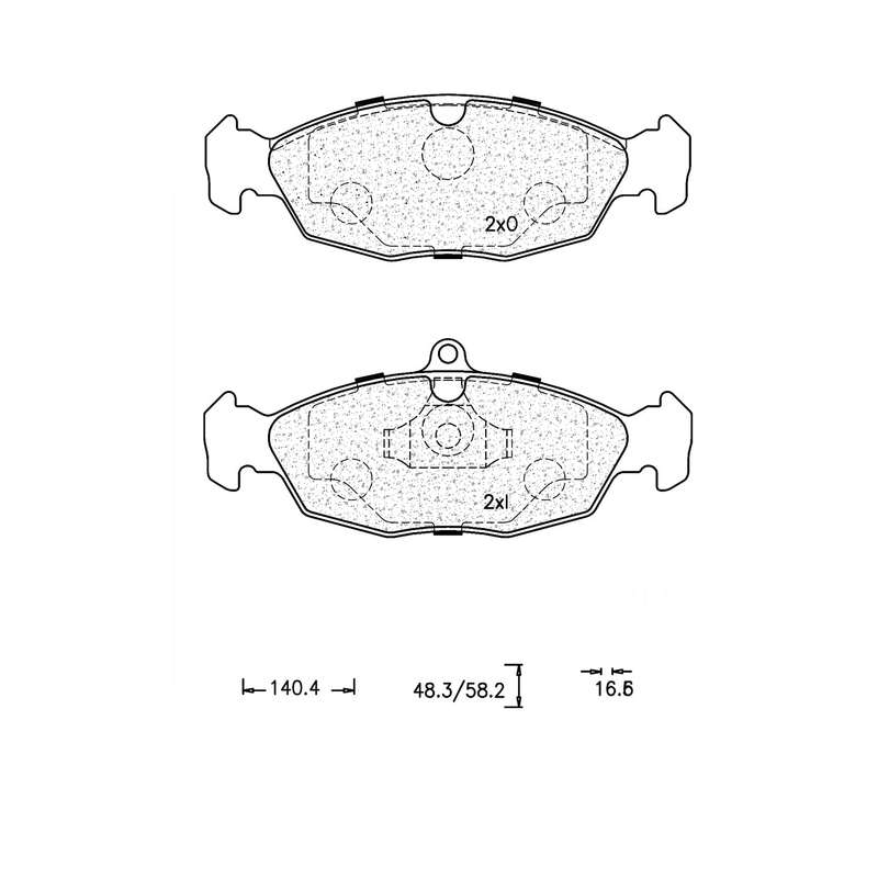 Brake Pad Set - Ate948 (Ate)