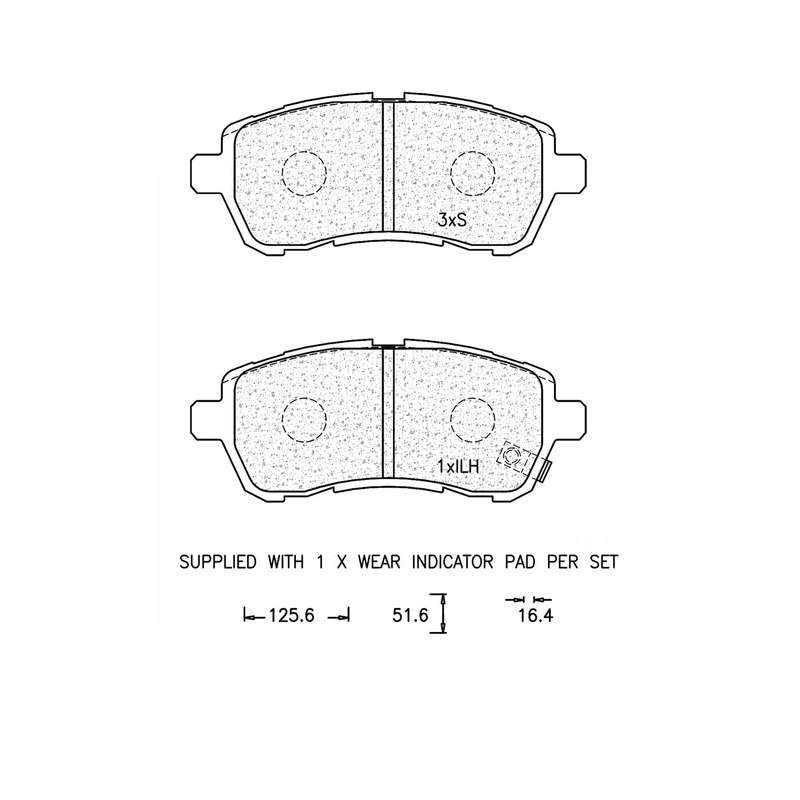 Brake Pad Set - Ate953 (Ate)