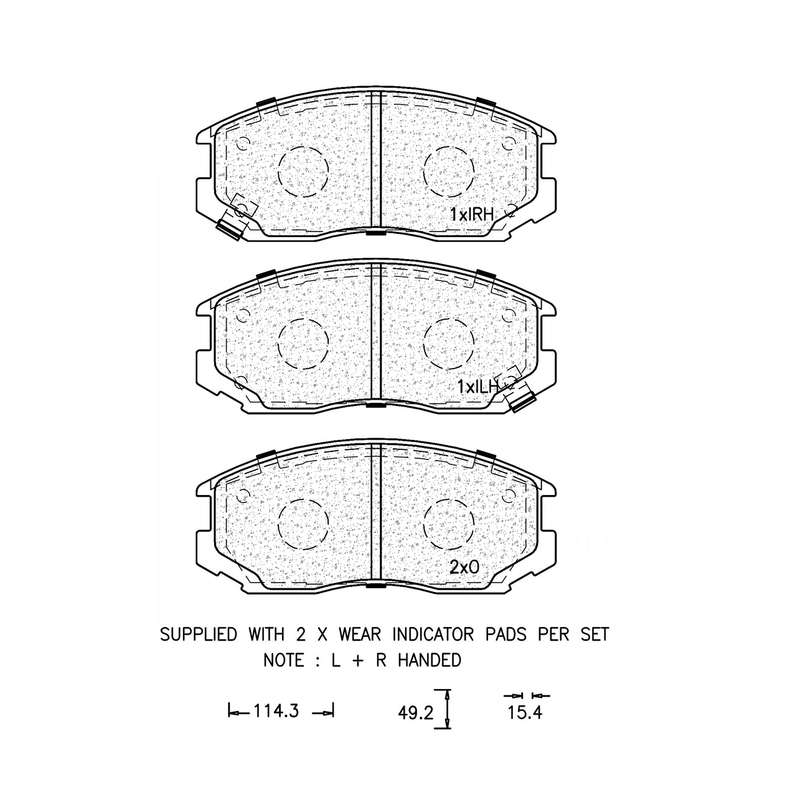 Brake Pad Set - Ate956 (Ate)